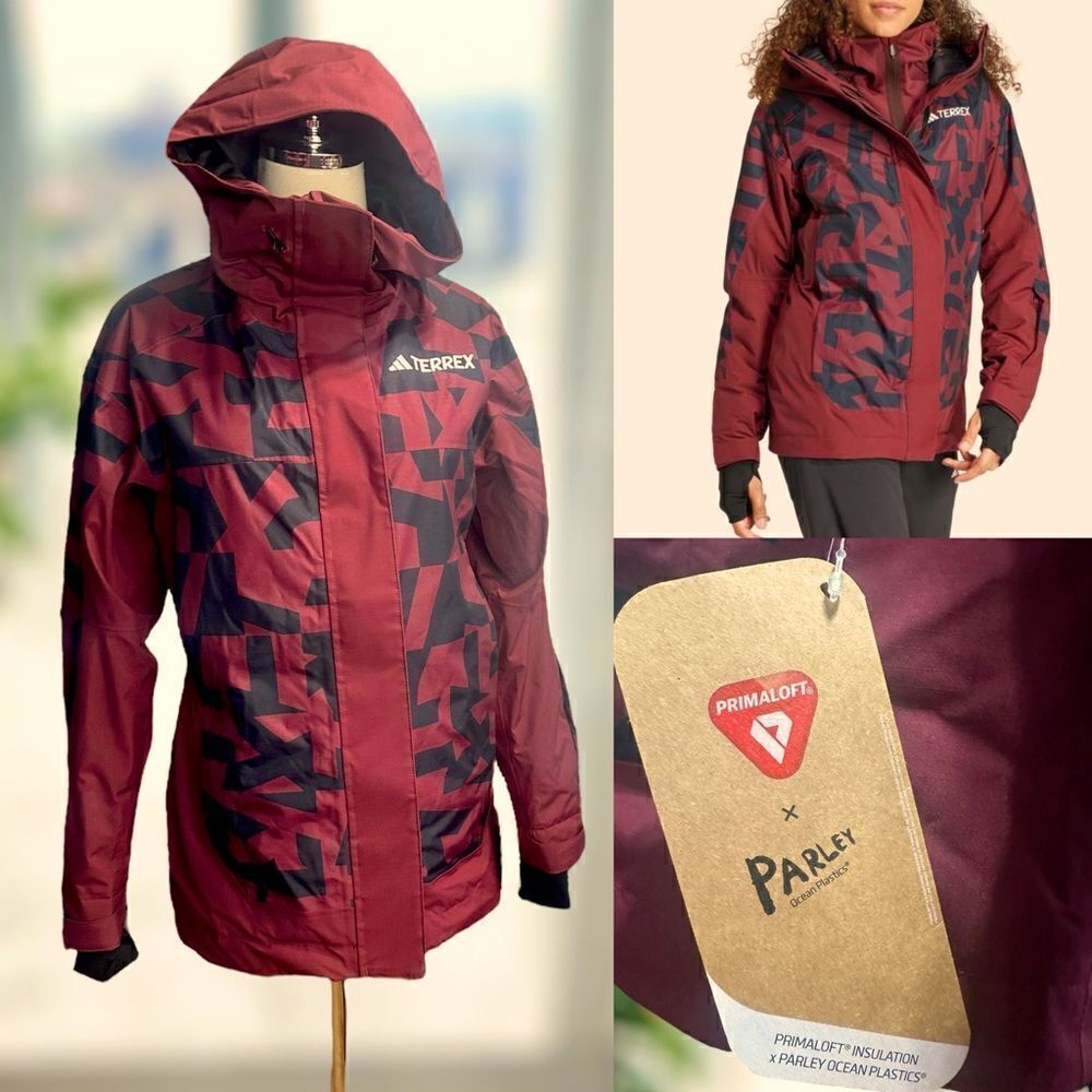 Adidas Winter Snow Snowboarding Terrex Xperior 2L Insulated RAIN.RDY Jacket XS